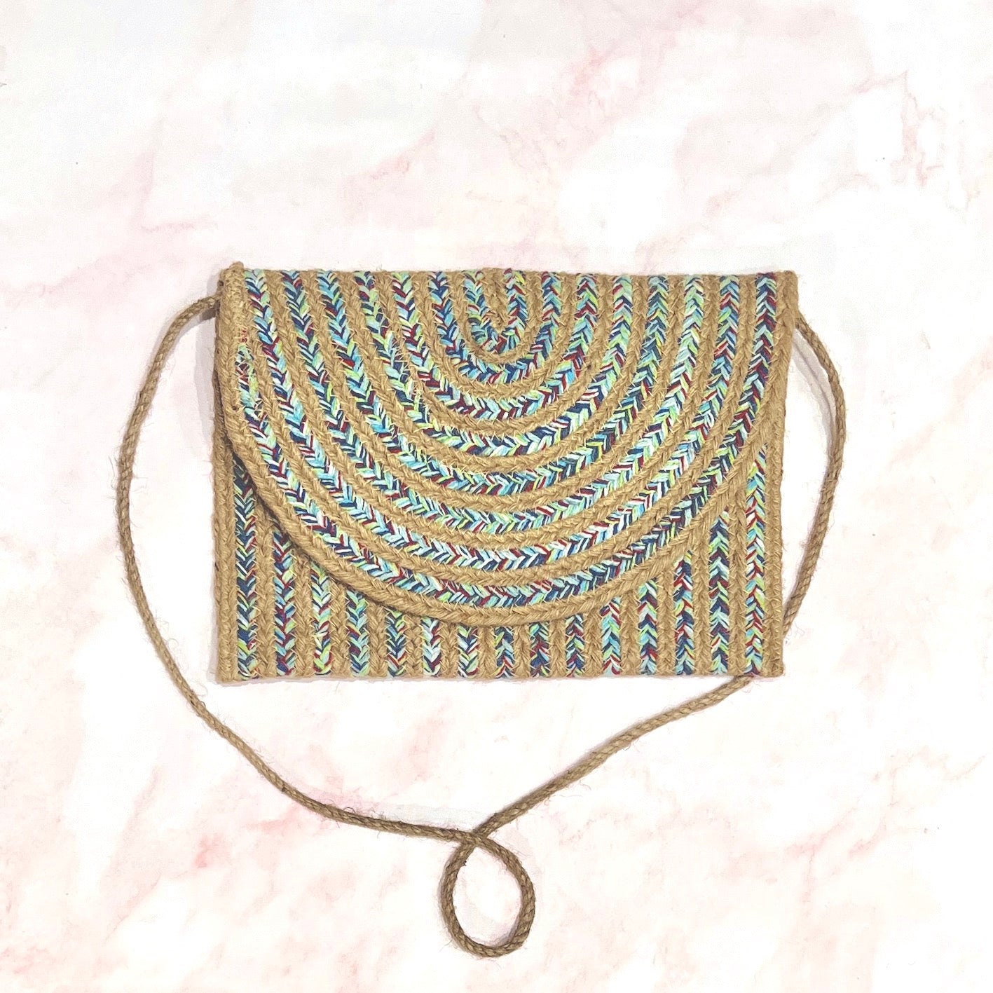 Handwoven Jute Bag in 3 colour options from Caidra Gifting