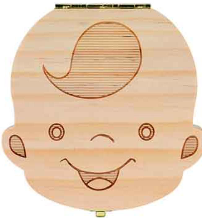 Wooden Keepsake Box for Baby Memorabilia from Caidra Gifting
