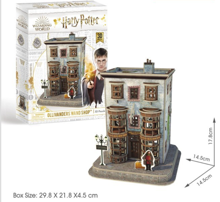 3D Puzzle Harry Potter Ollivanders Wand Shop from Caidra Gifting