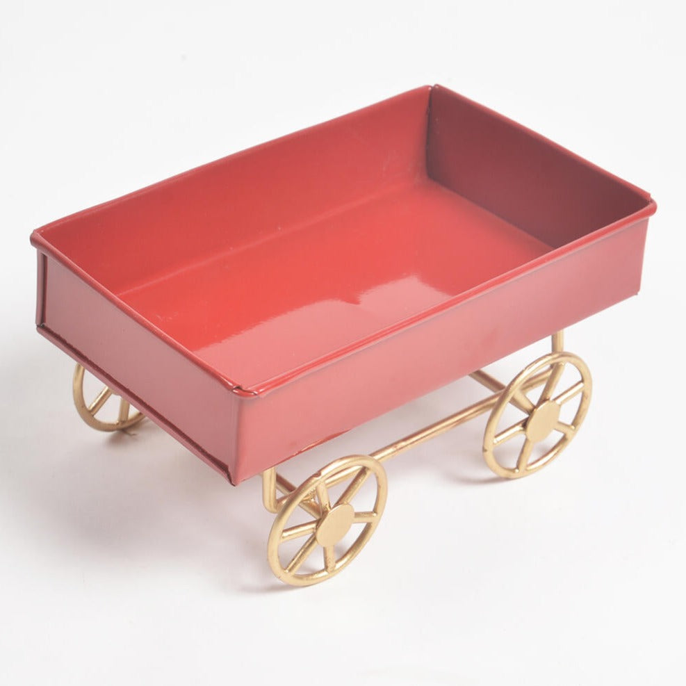 Enamelled Iron Serving Cart