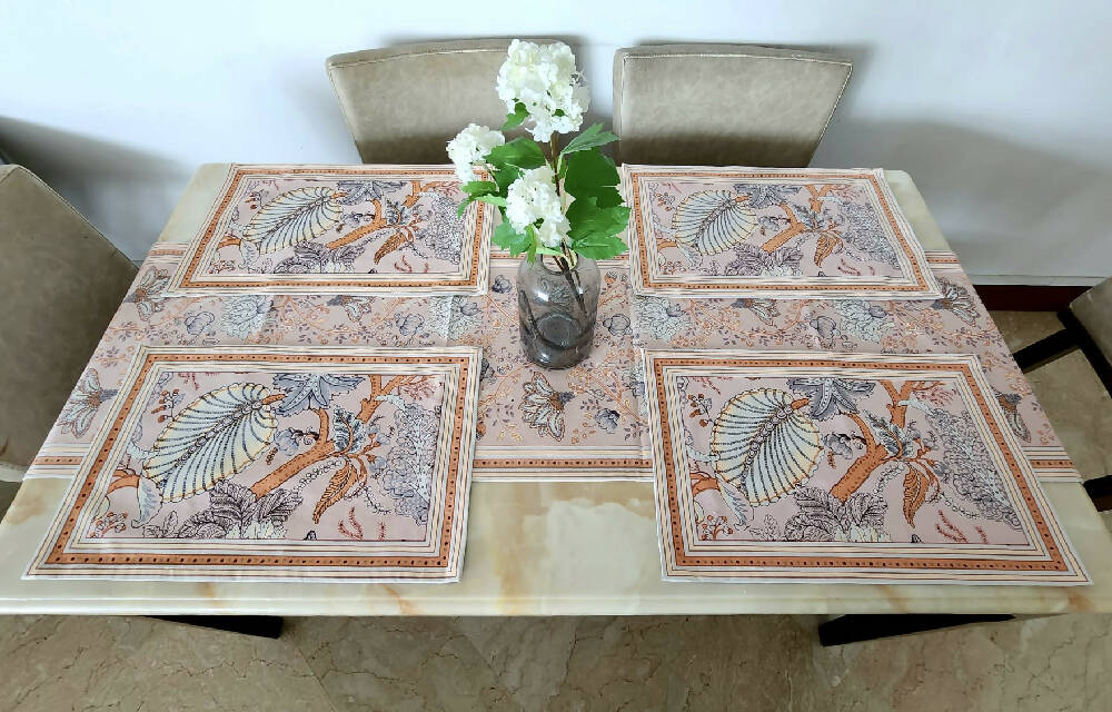 Set Of Table Runner And 6 Placemats_Caidra by Rubyxx Gifting