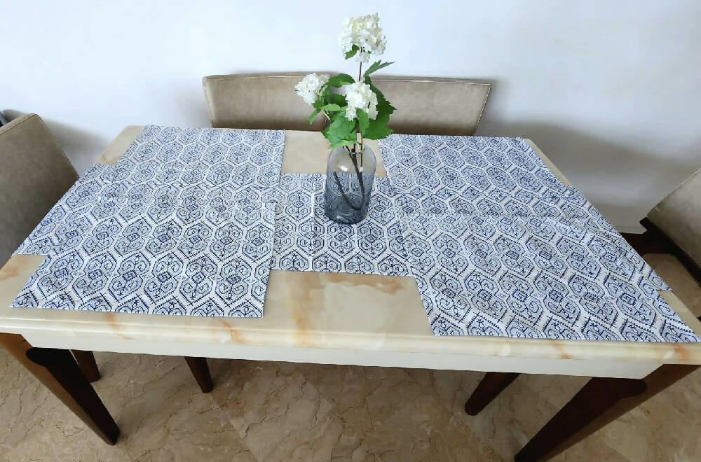 Set Of Table Runner And 6 Placemats_Caidra by Rubyxx Gifting