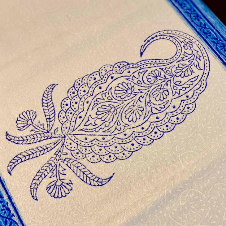 Block Printed Table Runner from Caidra Gifting