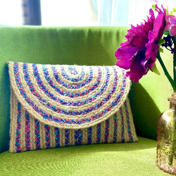 Handwoven Jute Bag in 3 colour options from Caidra Gifting