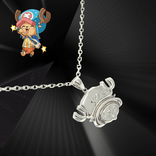 925 Silver Custom Designed "Chopper" (ONE PIECE) Pendant & Chain from Caidra Gifting 