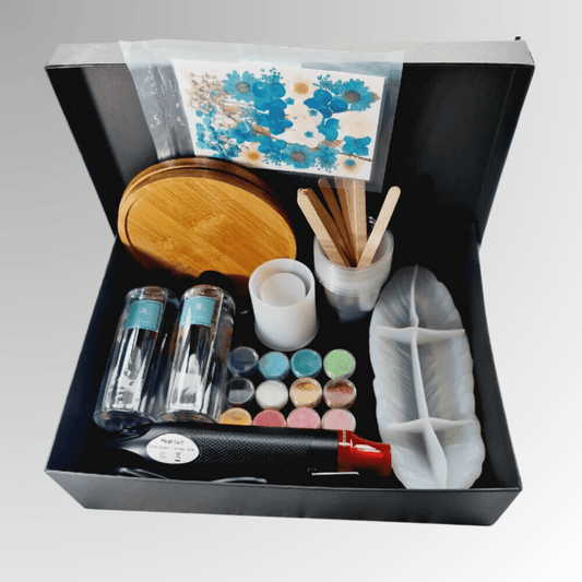 The Artistic Adventure" DIY Resin Kit Gift Box - Caidra by Rubyxx Gifting 