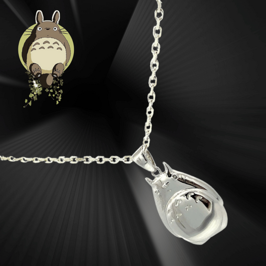 925 Silver Custom Designed  Anime "Totoro" (My Neighbour Totoro) Pendant & Chain from Caidra Gifting 