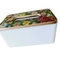 Tissue Box Holder With Resin Art Decor Wooden Lid
