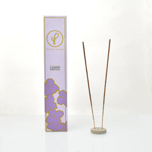 Caidra by Rubyxx Gifting presents incense sticks from Purple & Pure