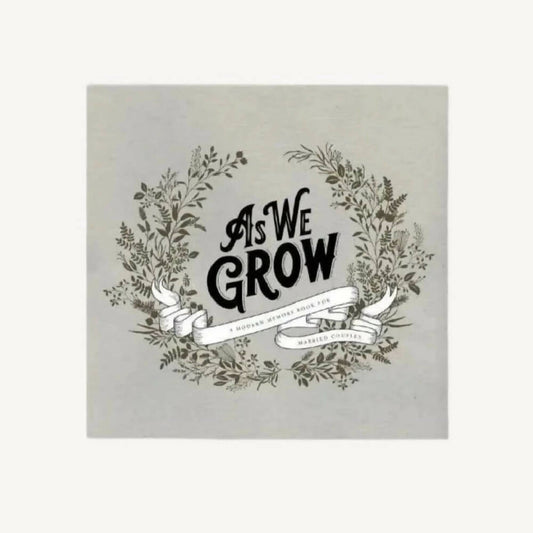 As We Grow: A Modern Memory Book for Married Couples_Caidra by Rubyxx Gifting _Journal