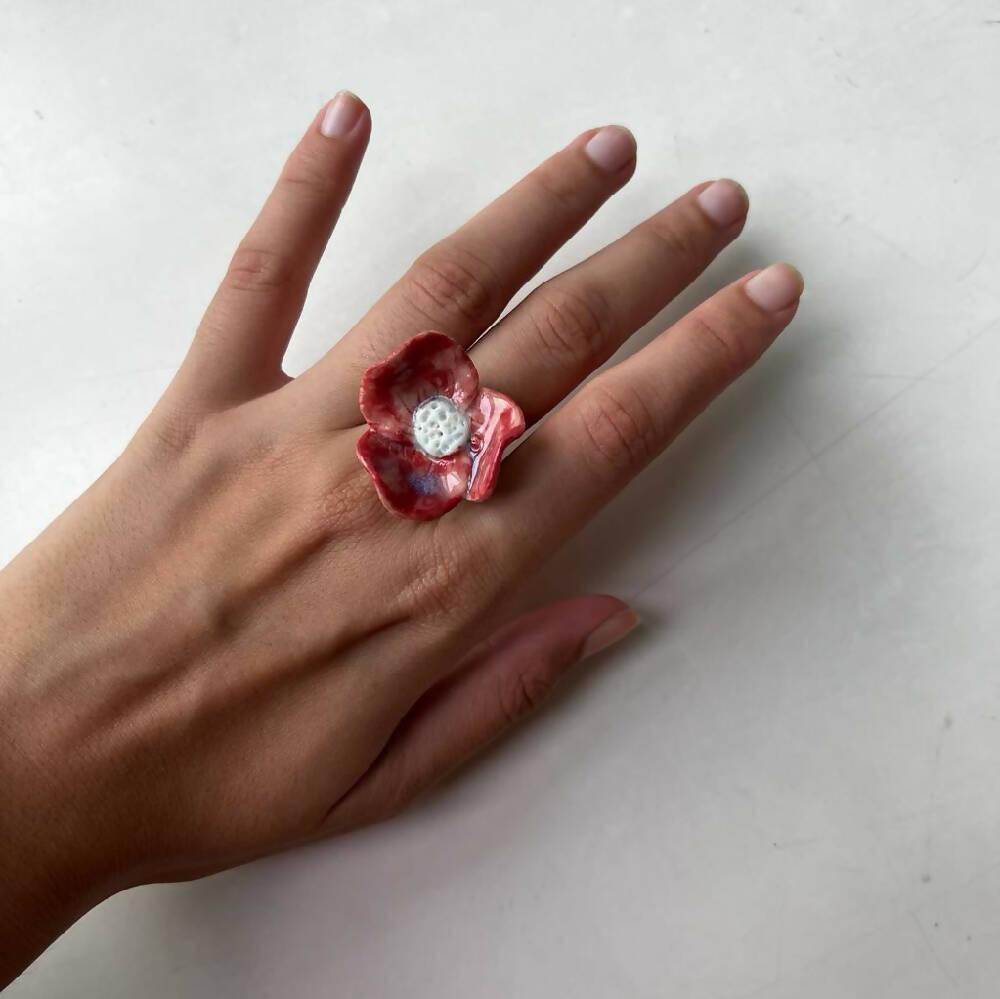 Pretty Petite Ceramic Ring