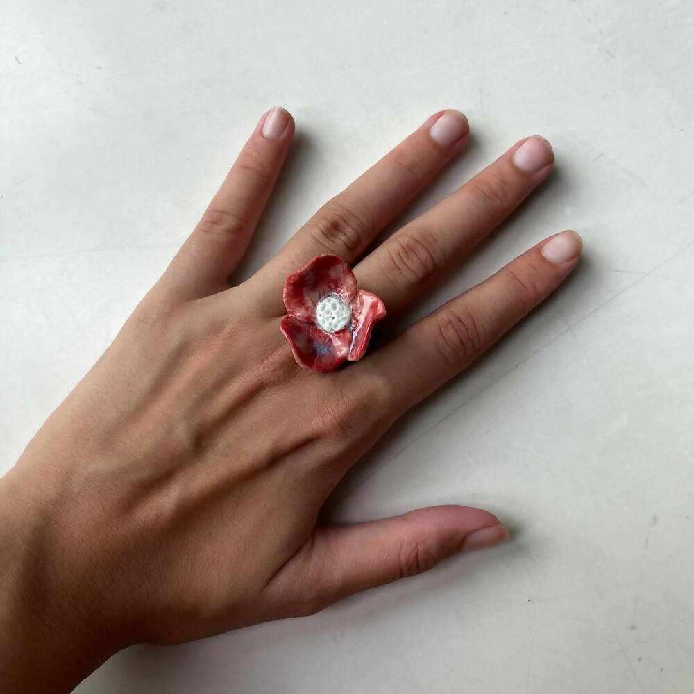 Pretty Petite Ceramic Ring