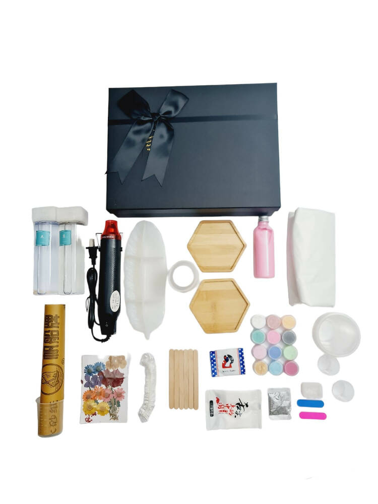 The Artistic Adventure" DIY Resin Kit Gift Box- Caidra by Rubyxx Gifting 