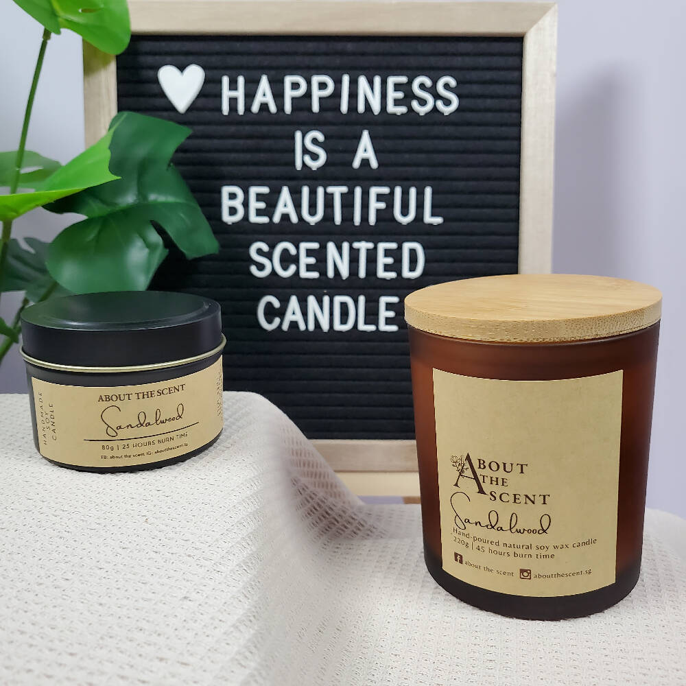 Natural Soy Wax Scented Candle_Caidra by Rubyxx Gifting