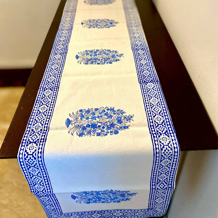 Block Printed Table Runner from Caidra Gifting 