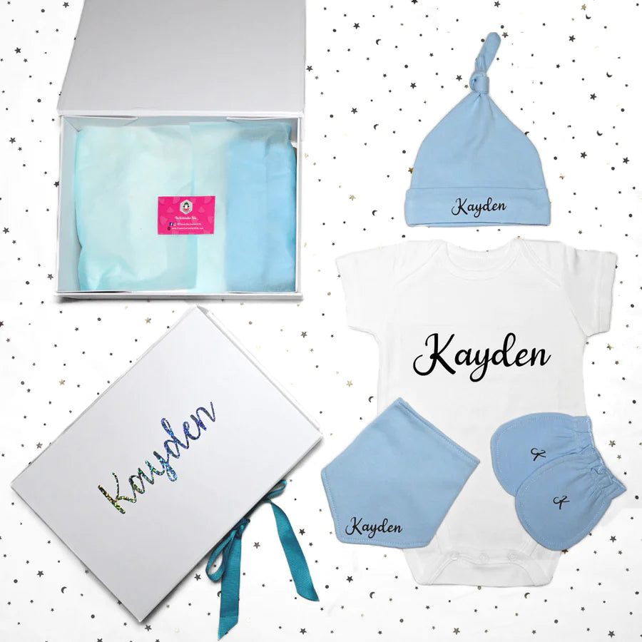 Hey Baby New Born Baby Gift Set-Blue