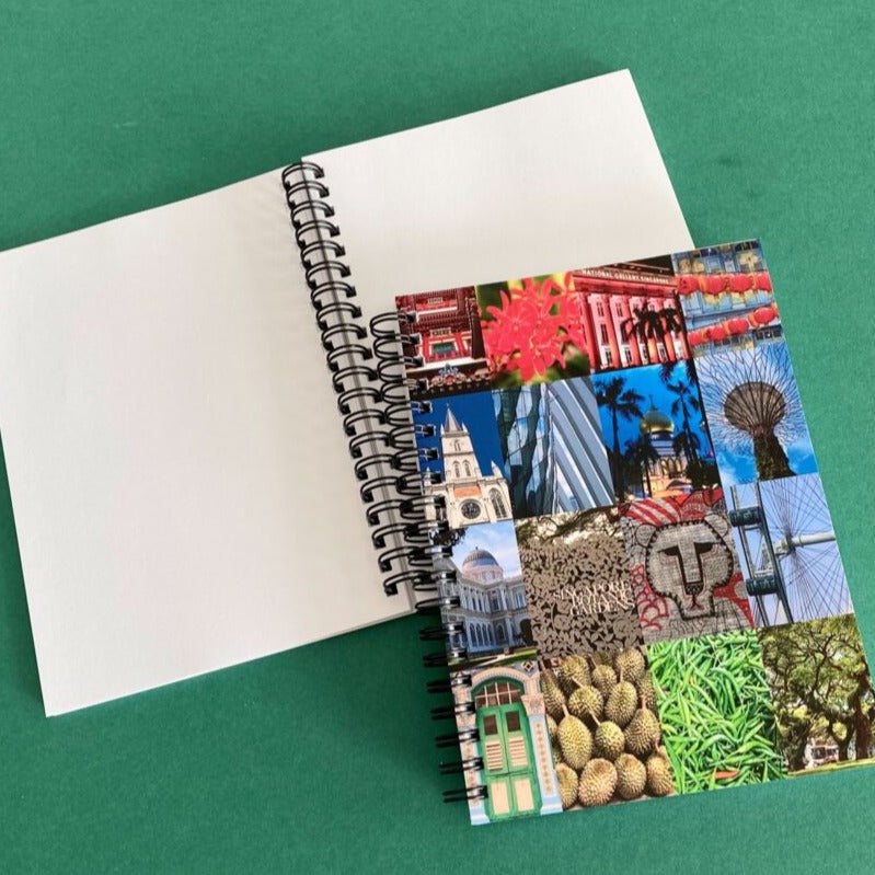Singapore Sights - Multi Colour Series Notebook_Caidra Gifting 