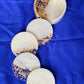 Champagne Handmade decorative resin coasters as Set of 4 from Caidra Gifting