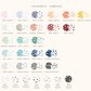 Terrazzo Colour Choices_Personalised Jesmonite Coaster_Caidra by Rubyxx Gifting 