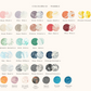 Marble Colour Options for Personalised Jesmonite Coaster Set_Caidra by Rubyxx Gifting 