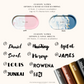 Font Options Personalised Jesmonite Trinket Tray - XS_Caidra by Rubyxx Gifting 