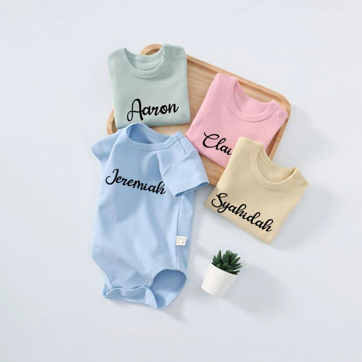 Customised Baby Romper (Newborn to 12 Months)_from Caidra Gifting 