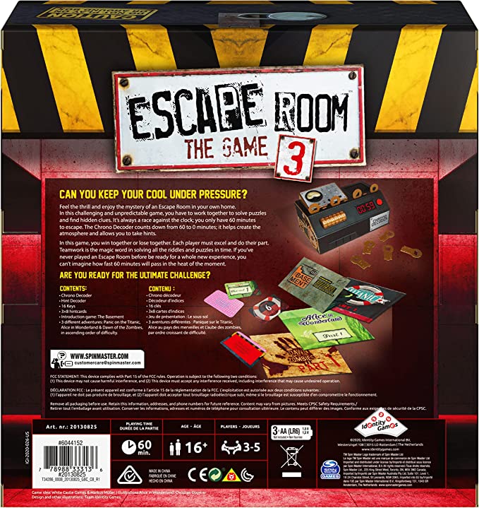 Escape Room The Game - 3 Game Edition