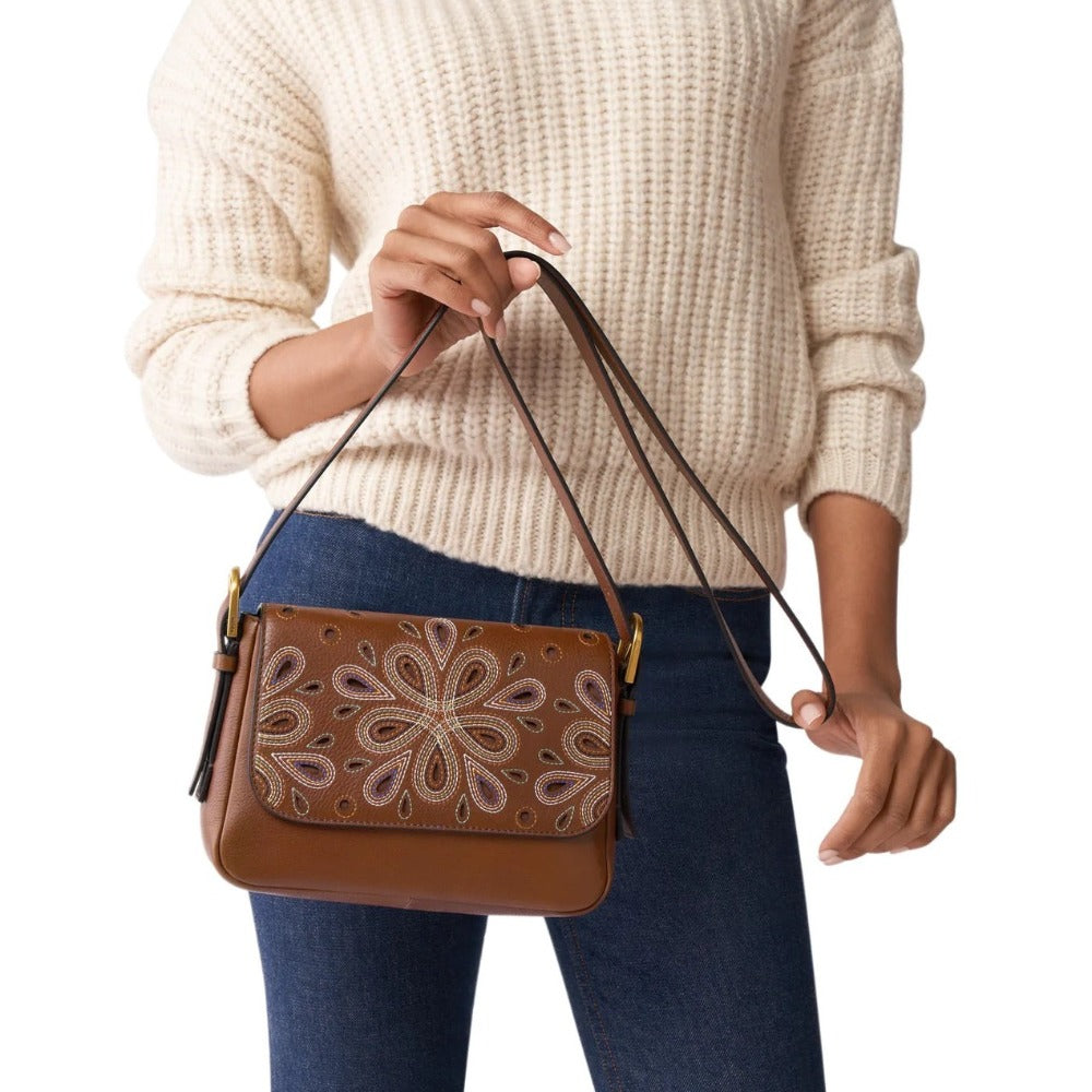Caidra by Rubyxx Gifting _ FOSSIL Harper Small Flap Crossbody Bag perspective