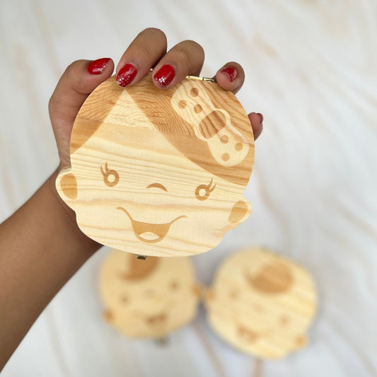 Wooden Keepsake Box for Baby Memorabilia from Caidra Gifting 
