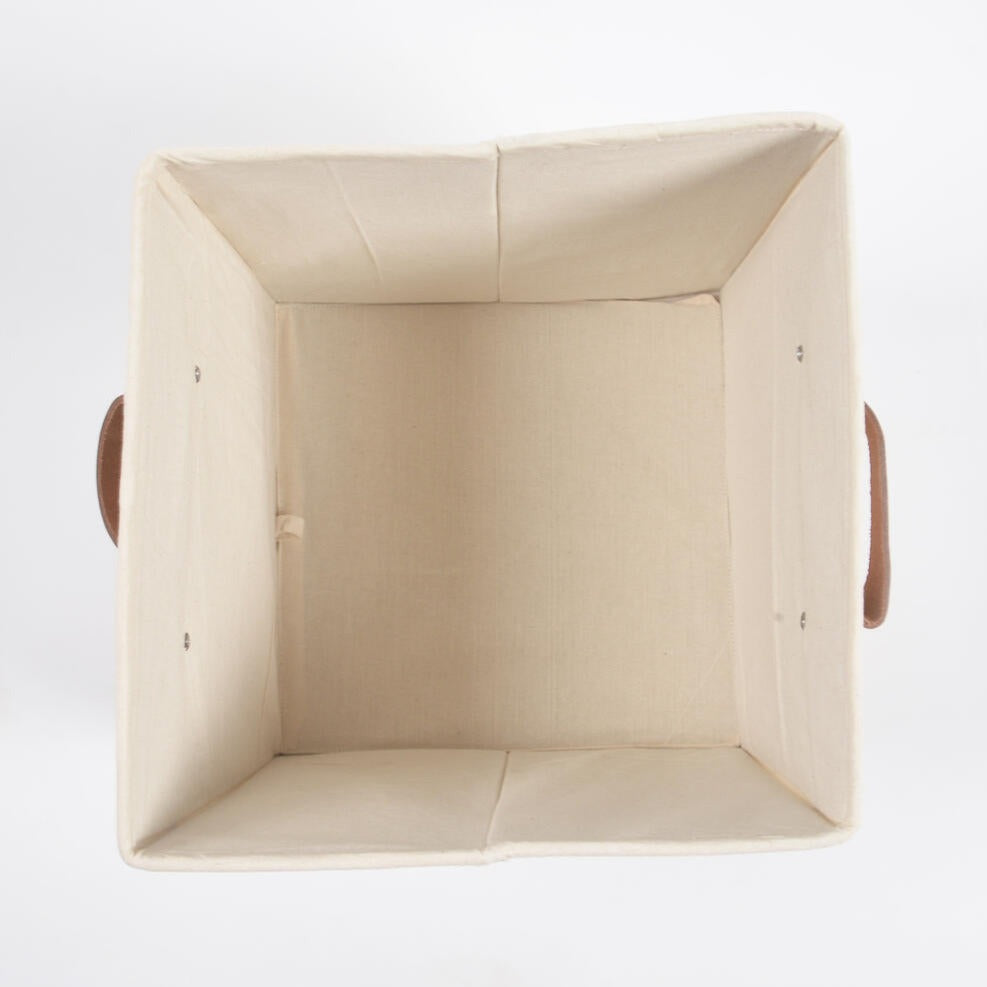Crochet Square Cotton Foldable Storage Hamper
