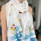 Hand Embroidered Scarf from Caidra Gifting