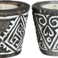 Pair of Carved Wooden Candle from Caidra Gifting 