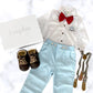  Personalised 1-Year-Old Toddler Boy Prince Blue Gift Set from Caidra