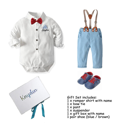 Personalised 1-Year-Old Toddler Boy Prince Gift Set from Caidra