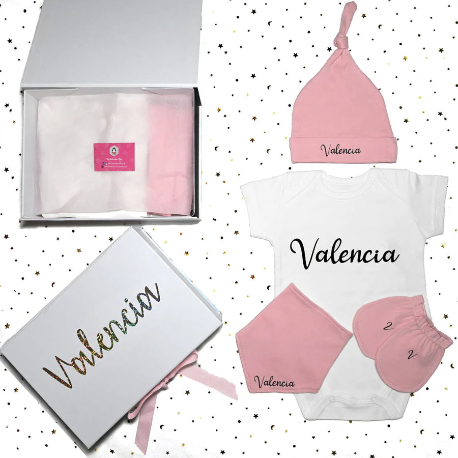 Hey Baby New Born Baby Gift Set-Pink