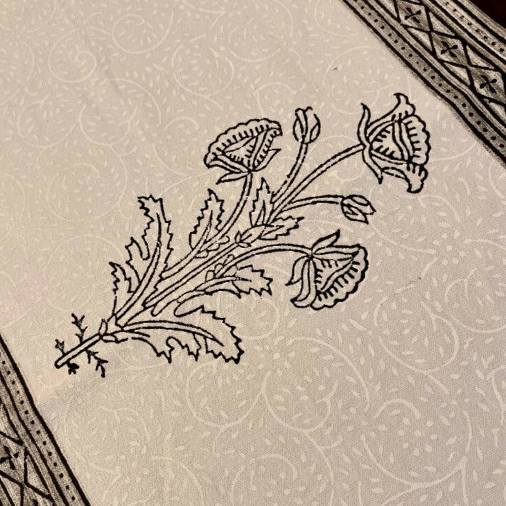 Block Printed Table Runner from Caidra Gifting 