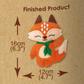 Sewing My First Keychain - Fox from Caidra Gifting 