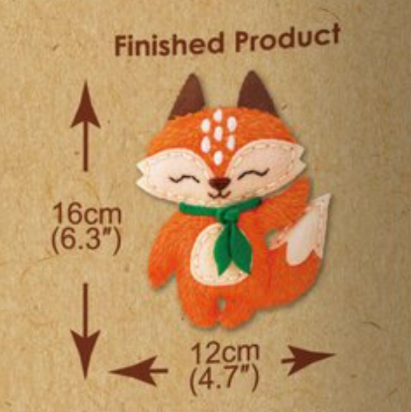 Sewing My First Keychain - Fox from Caidra Gifting 