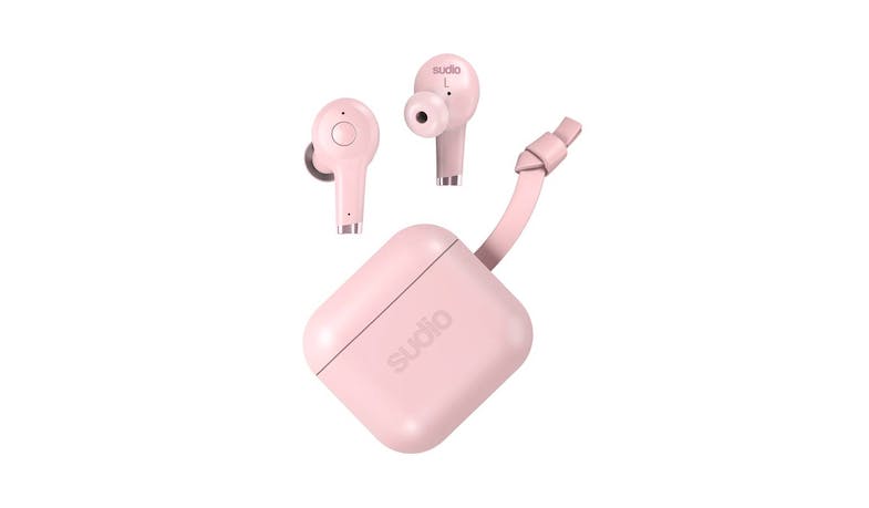 Rubyxx Gifting Sudio ETT Pink True Earbuds with ANC, iPX5 and wireless charging 