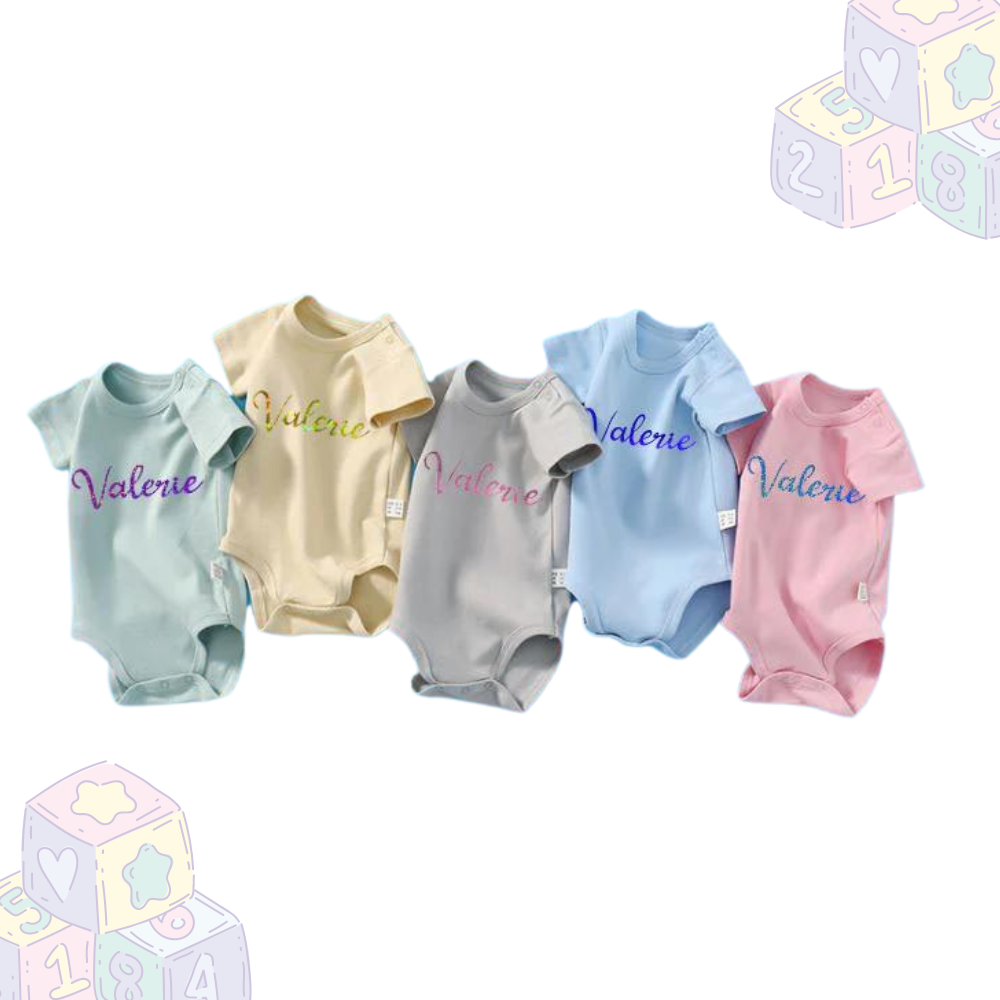 Customised Baby Romper (Newborn to 12 Months)_from Caidra Gifting 