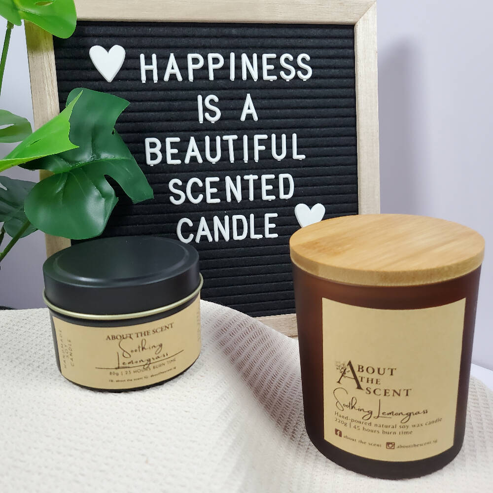 Natural Soy Wax Scented Candle_Caidra by Rubyxx Gifting