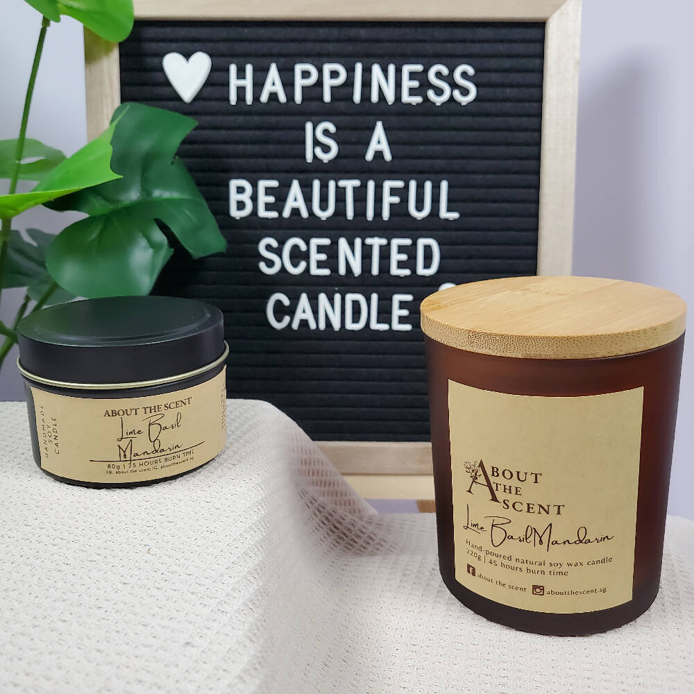 Natural Soy Wax Scented Candle_Caidra by Rubyxx Gifting