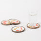 Mango Wood Set of Tray & 4 Coasters