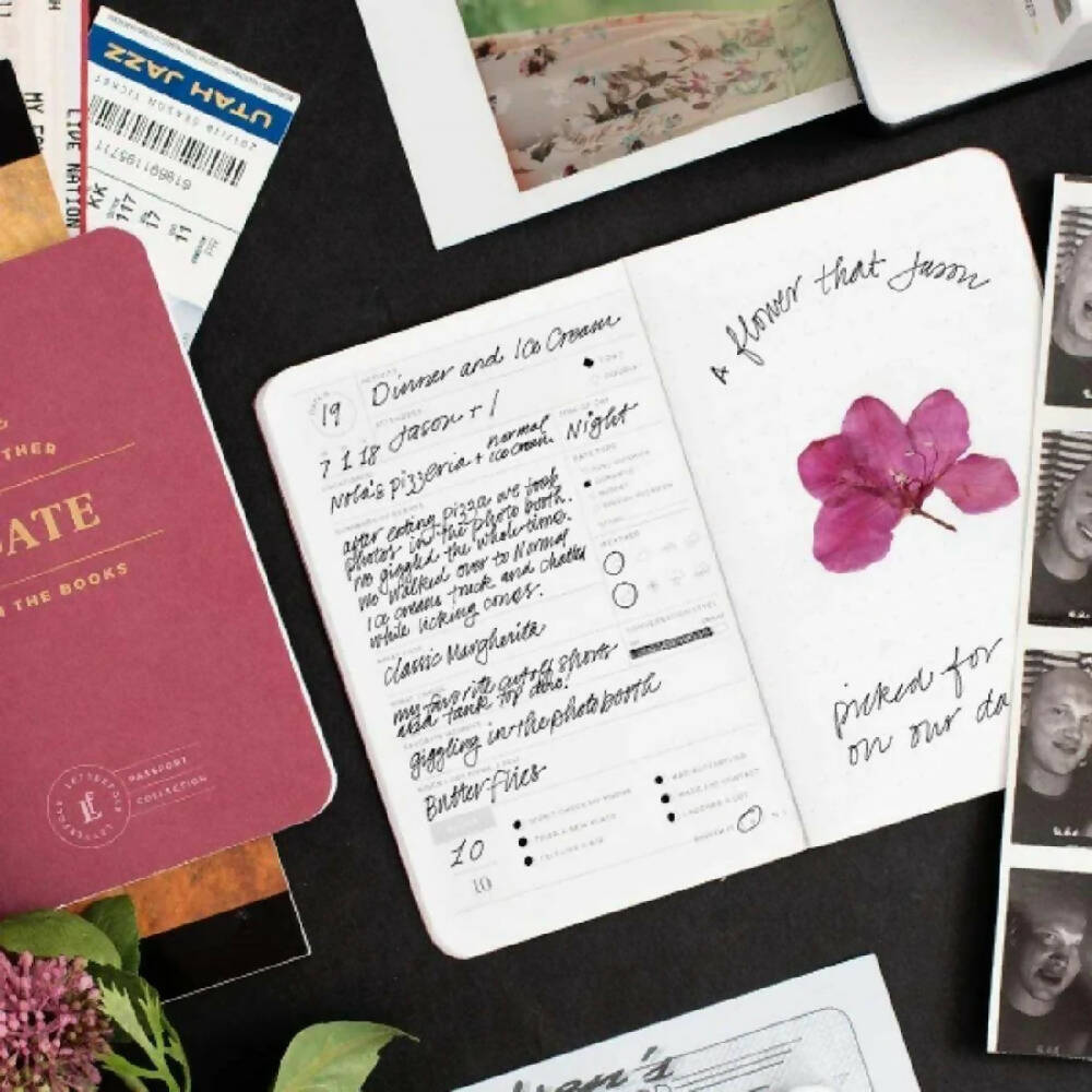 Inside Pages of Couple's Date Passport_Caidra by Rubyxx Gifting 